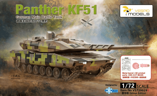 Vespid 1/72 Panther KF51 MBT German Army - Deluxe Edition