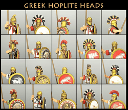 Victrix 28mm Greek Hoplite Heads