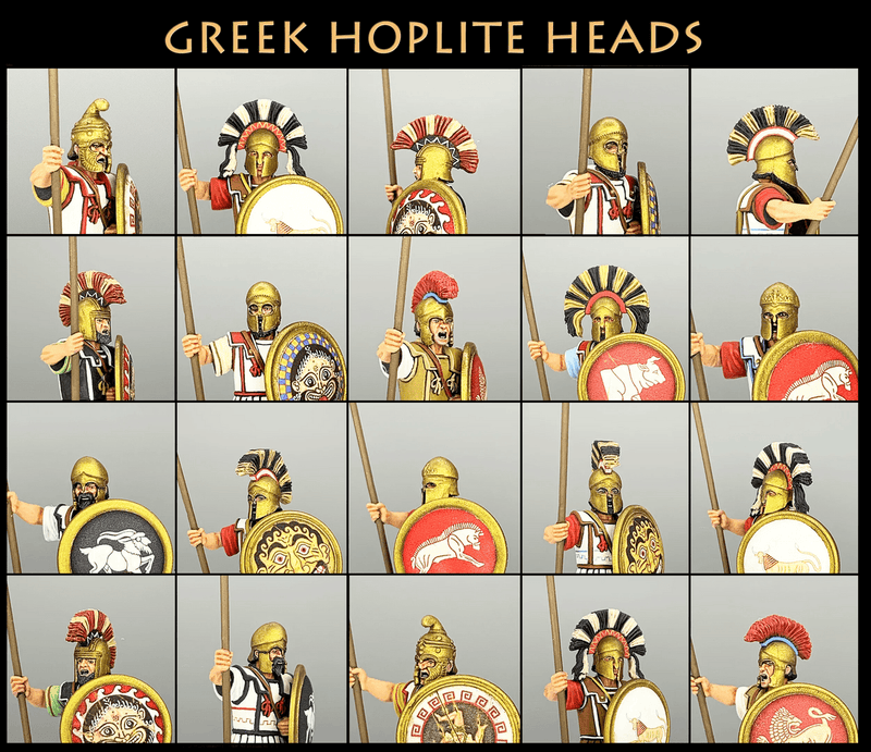 Victrix 28mm Greek Hoplite Heads