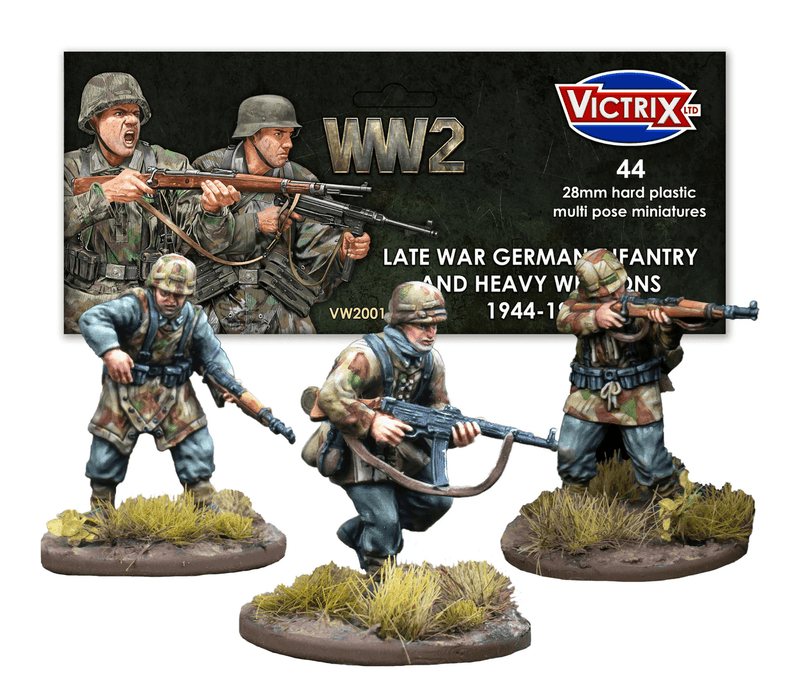 Victrix 28mm WWII German Infantry & Heavy Weapons 1944-1945
