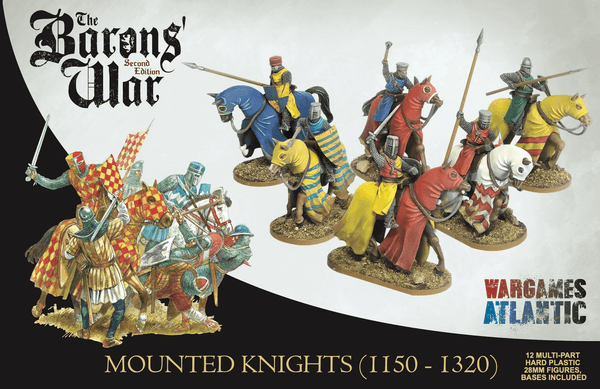 Wargames Atlantic 28mm Age of Chivalry - The Barons' War - Mounted Knights (1150 - 1320)