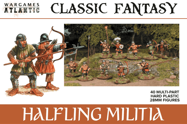 Wargames Atlantic 28mm Classic Fantasy - Halfling Militia