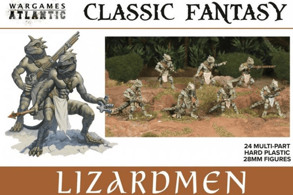 Wargames Atlantic 28mm Classic Fantasy - Lizardmen