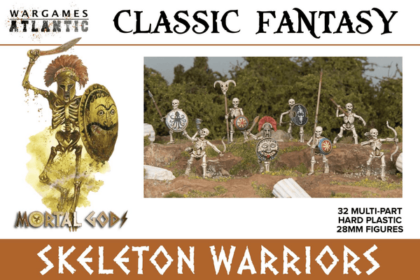 Wargames Atlantic 28mm Classic Fantasy - Skeleton Infantry