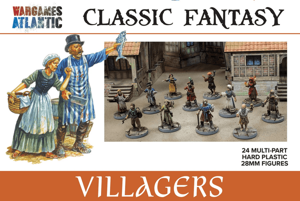 Wargames Atlantic 28mm Classic Fantasy - Villagers