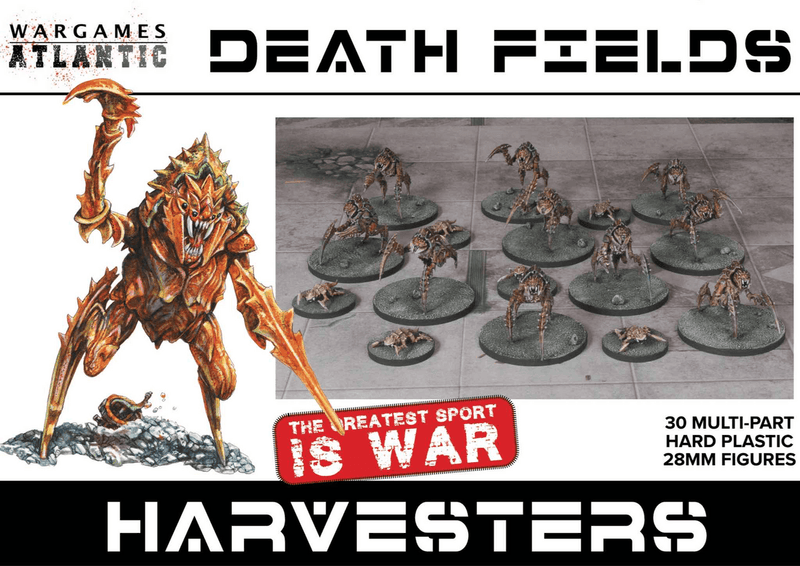 Wargames Atlantic 28mm Death Fields - Harvesters - Alien Bugs