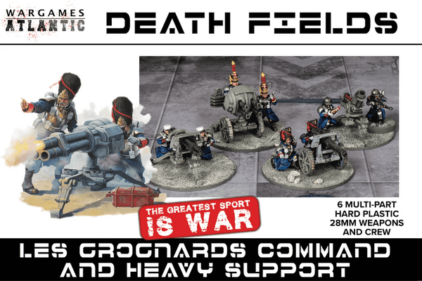 Wargames Atlantic 28mm Death Fields - Les Grognards Command and Heavy Support