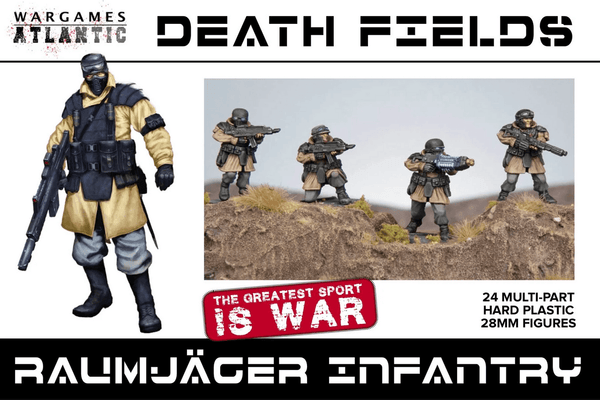 Wargames Atlantic 28mm Death Fields - Raumjager Infantry