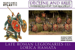 Wargames Atlantic 28mm Decline and Fall - Late Roman Legionaries Set 1 Lorica Hamata