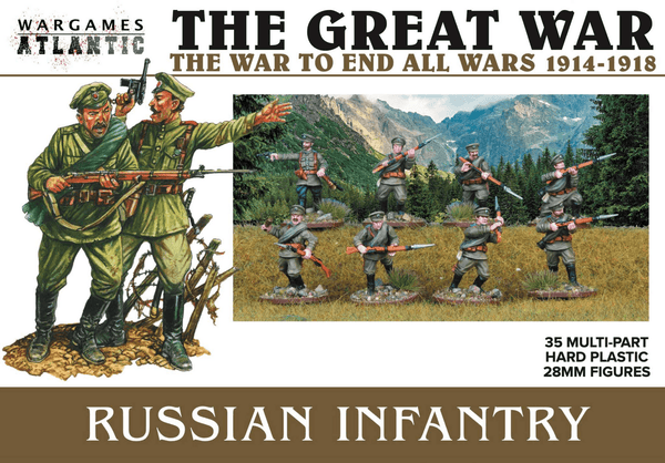 Wargames Atlantic 28mm Great War - WWI Russian Infantry