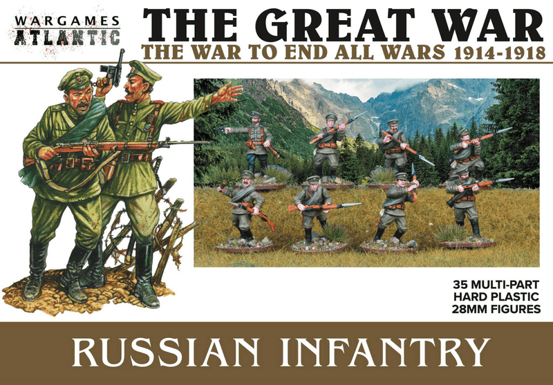 Wargames Atlantic 28mm Great War - WWI Russian Infantry