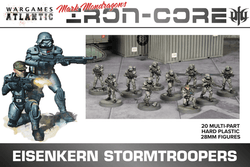 Wargames Atlantic 28mm Iron-Core - Eisenkern Stormtroopers