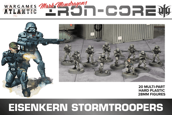 Wargames Atlantic 28mm Iron-Core - Eisenkern Stormtroopers