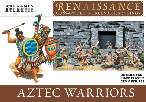 Wargames Atlantic 28mm Renaissance - Aztec Warriors