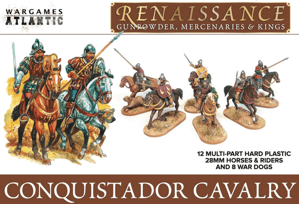 Wargames Atlantic 28mm Renaissance - Conquistador Cavalry