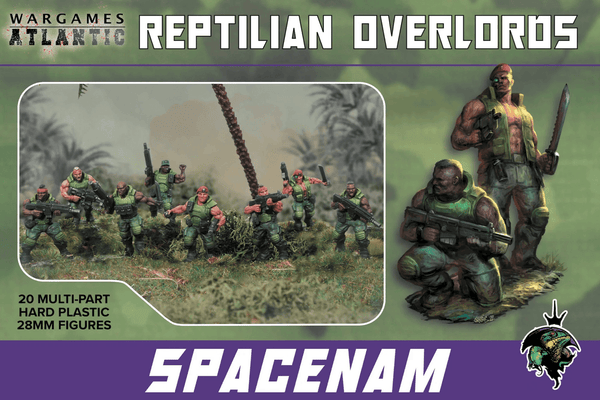Wargames Atlantic 28mm Reptilian Overlords - Spacenam