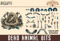 Wargames Atlantic 28mm Spare Parts - Dead Animal Bits