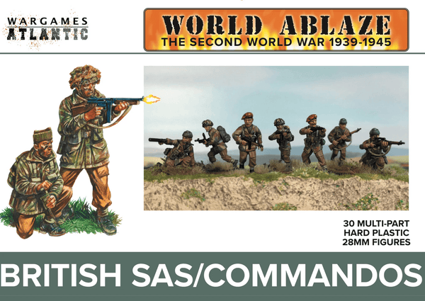 Wargames Atlantic 28mm World Ablaze - WWII British SAS and Commandos