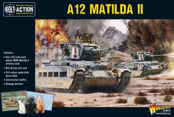 Warlord Games 28mm Bolt Action - British Forces - A12 Matilda II Infantry Tank