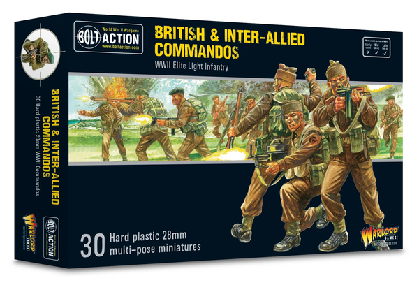 Warlord Games 28mm Bolt Action - British Forces - British & Inter-Allied Commandos 1942-1945