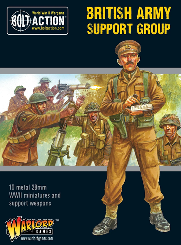 Warlord Games 28mm Bolt Action - British Forces - British Army Support Group