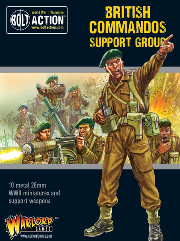 Warlord Games 28mm Bolt Action - British Forces - Commandos Support Group