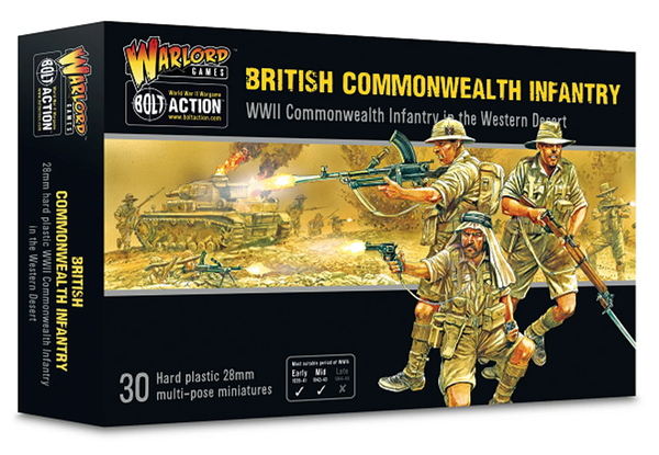 Warlord Games 28mm Bolt Action - British Forces - Commonwealth Infantry 1939-1943