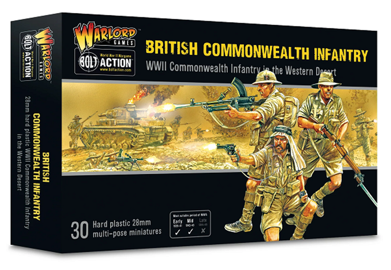 Warlord Games 28mm Bolt Action - British Forces - Commonwealth Infantry 1939-1943