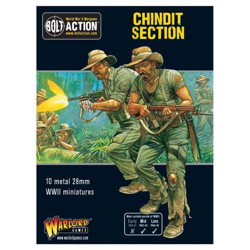 Warlord Games 28mm Bolt Action - British Forces - Chindit Section 1942-1945