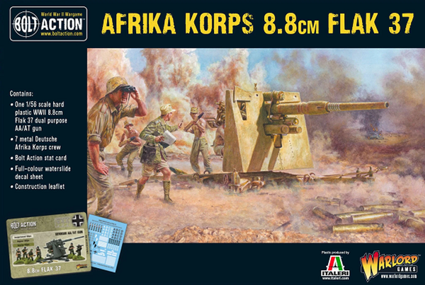 Warlord Games 28mm Bolt Action - German Forces - Afrika Korps 88mm Flak 37
