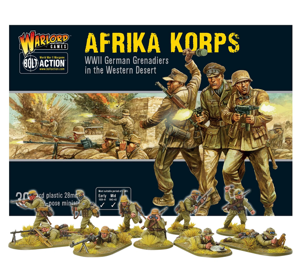Warlord Games 28mm Bolt Action - German Forces - Afrika Korps Grenadiers 1939-1943