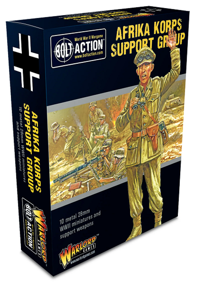 Warlord Games 28mm Bolt Action - German Forces - Afrika Korps Support Group