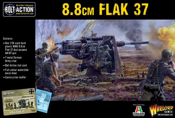 Warlord Games 28mm Bolt Action - German Forces - German Army 88mm Flak 37