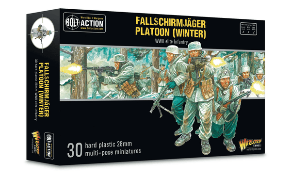 Warlord Games 28mm Bolt Action - German Forces - Fallschirmjager in Winter Uniform 1944-1945 Platoon