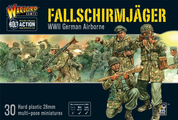Warlord Games 28mm Bolt Action - German Forces - Fallschirmjager Paratroopers 1942-1945
