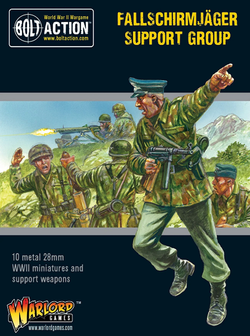 Warlord Games 28mm Bolt Action - German Forces - Fallschirmjager Support Group