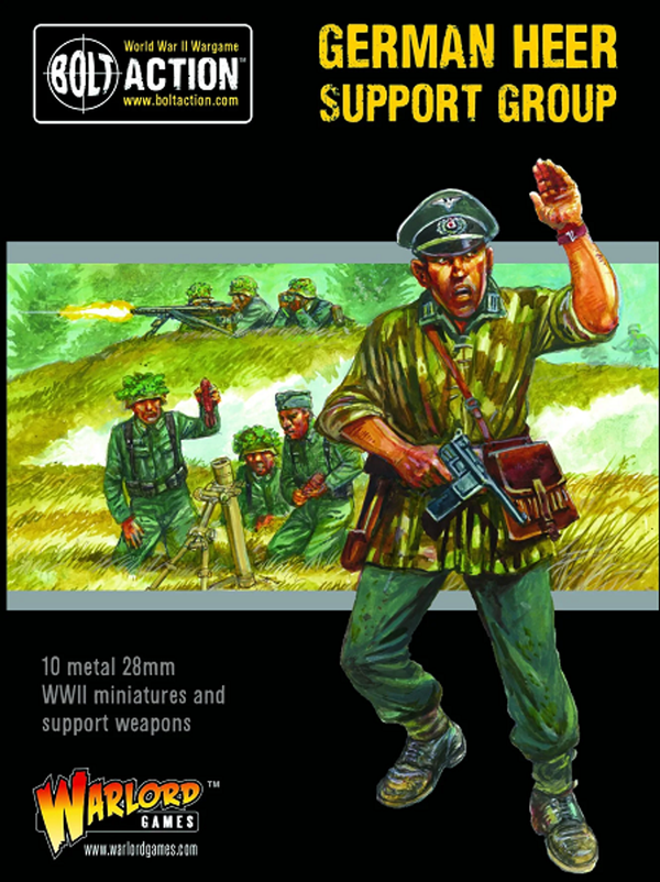 Warlord Games 28mm Bolt Action - German Forces - Heer Support Group