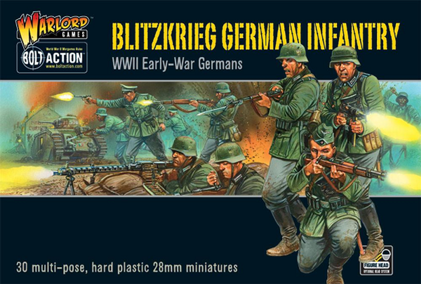 Warlord Games 28mm Bolt Action - German Forces - German Infantry Blitzkrieg