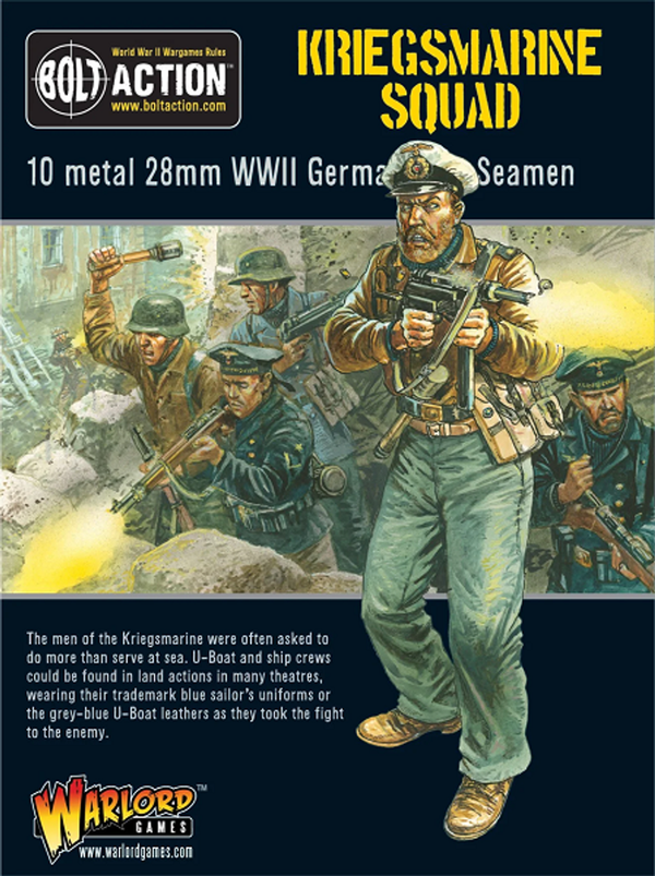 Warlord Games 28mm Bolt Action - German Forces - Kriegsmarine Squad