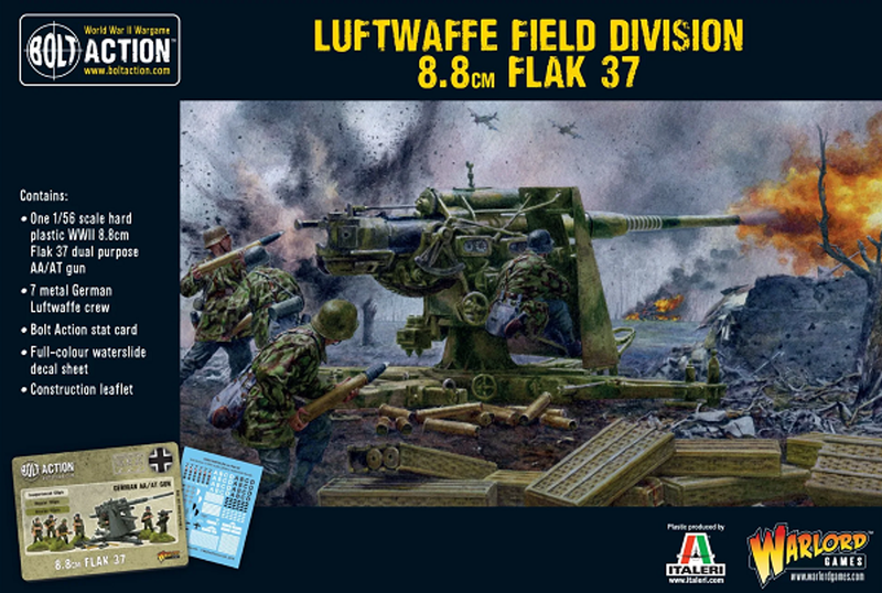 Warlord Games 28mm Bolt Action - German Forces - Luftwaffe Field Division 88mm Flak 37