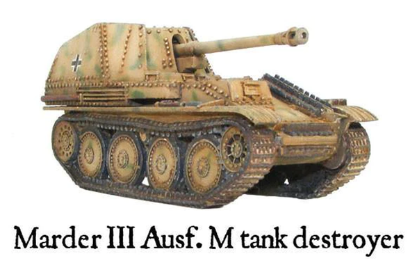 Warlord Games 28mm Bolt Action - German Forces - Marder III Ausf. M Tank Destroyer