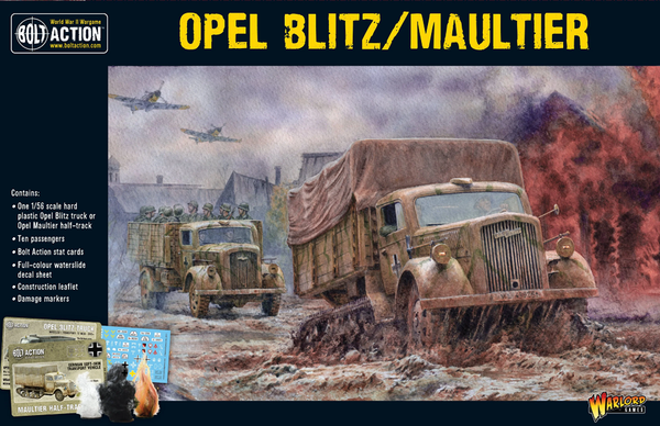 Warlord Games 28mm Bolt Action - German Forces - Opel Blitz or Maultier