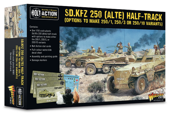 Warlord Games 28mm Bolt Action - German Forces - Sd.Kfz.250 Alte Half-Track - 250/1, 250/3, or 250/10
