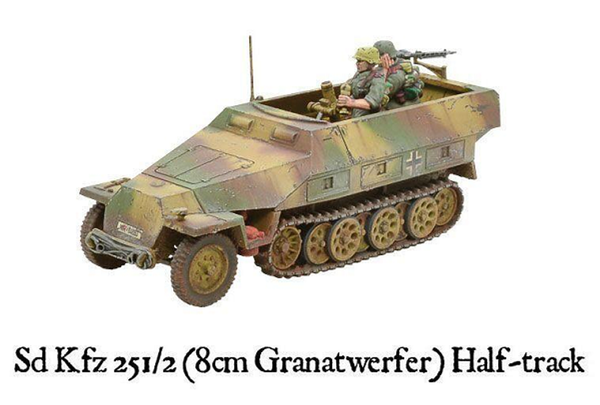 Warlord Games 28mm Bolt Action - German Forces - Sd.Kfz.251/2 Ausf.D 8cm Granatwerfer Half-Track
