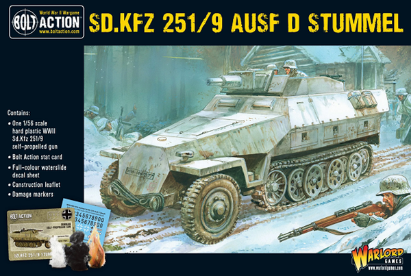 Warlord Games 28mm Bolt Action - German Forces - Sd.Kfz.251/9 Ausf.D Stummel Half-Track