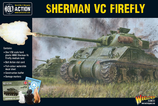Warlord Games 28mm Bolt Action - British Forces - Sherman Firefly Vc Medium Tank