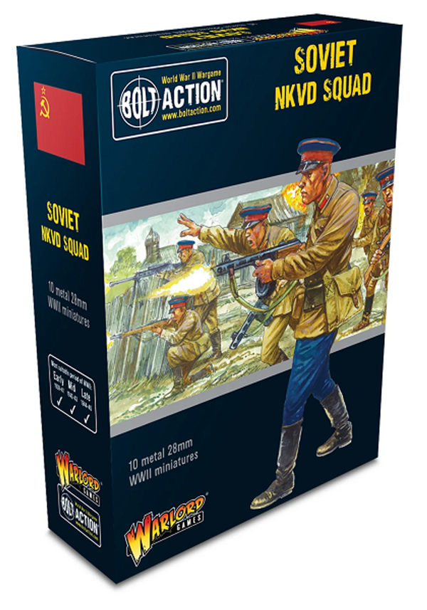 Warlord Games 28mm Bolt Action - Soviet Forces - NKVD Squad 1939-1945