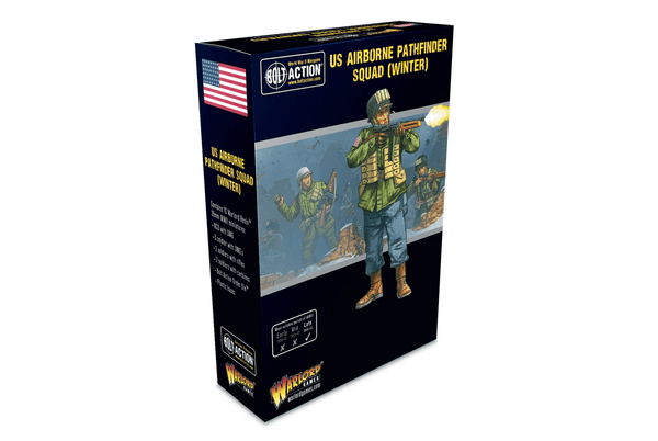 Warlord Games 28mm Bolt Action - US Forces - Airborne in Winter Uniform 1944-1945 - Pathfinder Squad