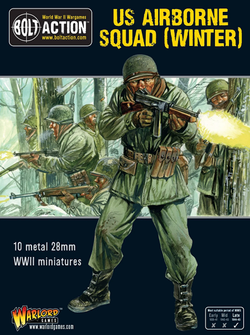 Warlord Games 28mm Bolt Action - US Forces - Airborne Squad in Winter Uniform