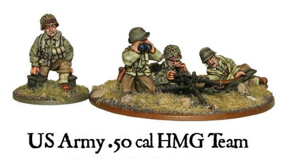 Warlord Games 28mm Bolt Action - US Forces - Army .50 cal HMG Team